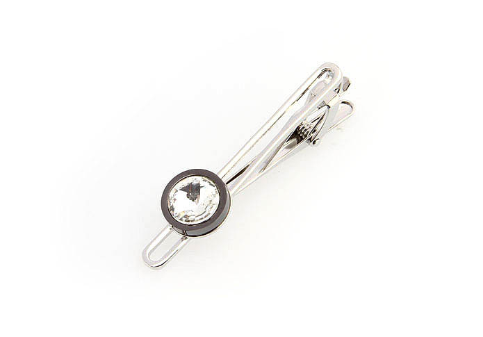  White Purity Tie Clips Crystal Tie Clips Funny Wholesale & Customized  CL860797