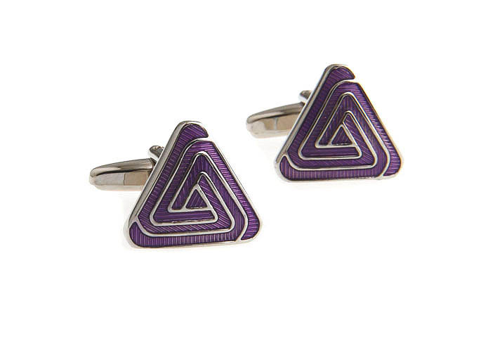  Purple Romantic Cufflinks Enamel Cufflinks Wholesale & Customized  CL640911