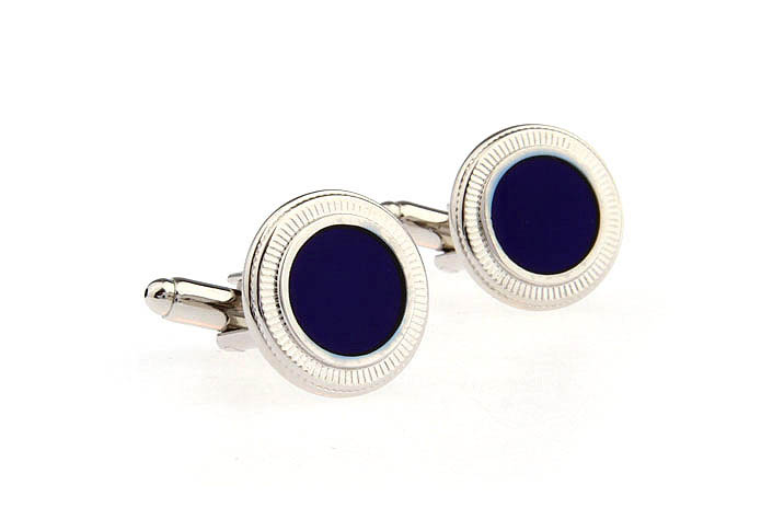  Blue Elegant Cufflinks Enamel Cufflinks Wholesale & Customized  CL651234