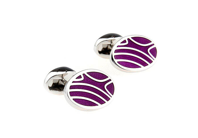  Purple Romantic Cufflinks Enamel Cufflinks Wholesale & Customized  CL651268