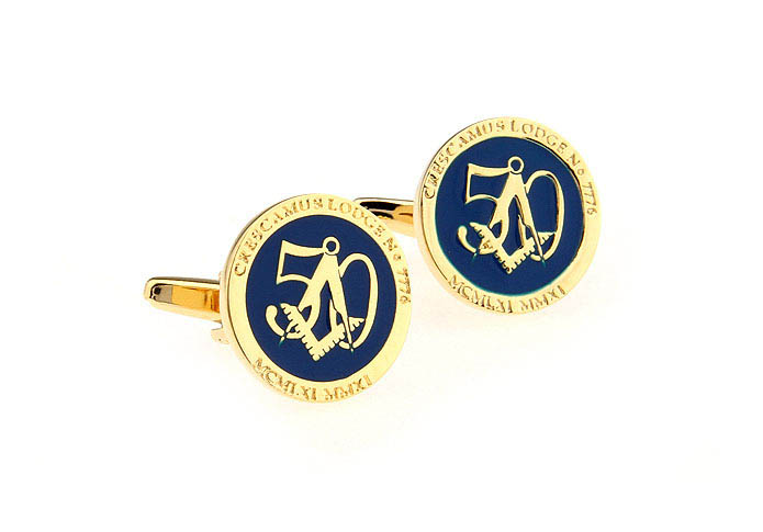 Masonic symbol Cufflinks  Gold Luxury Cufflinks Enamel Cufflinks Flags Wholesale & Customized  CL651281