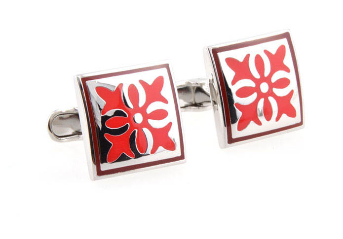 Greece pattern  Cufflinks  Red Festive Cufflinks Enamel Cufflinks Funny Wholesale & Customized  CL653944