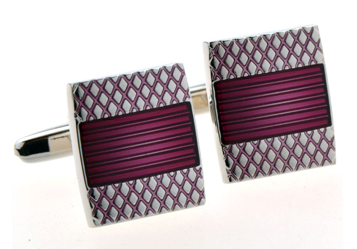  Purple Romantic Cufflinks Enamel Cufflinks Wholesale & Customized  CL654625