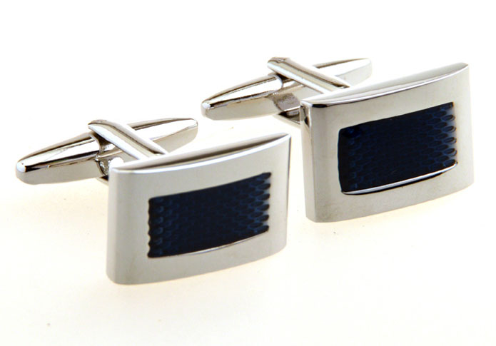 Blue Elegant Cufflinks Enamel Cufflinks Wholesale & Customized CL655080