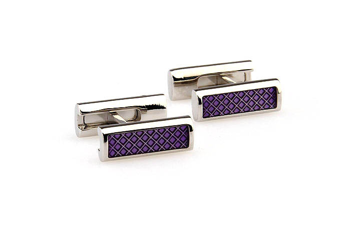  Purple Romantic Cufflinks Enamel Cufflinks Wholesale & Customized  CL662058