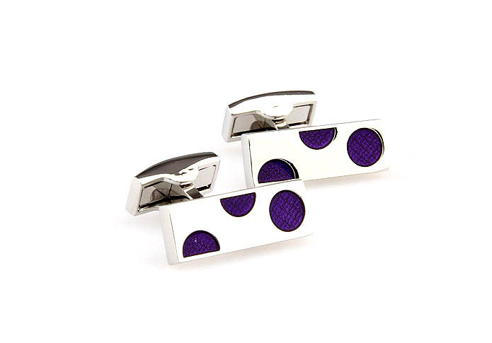  Purple Romantic Cufflinks Enamel Cufflinks Wholesale & Customized  CL662129