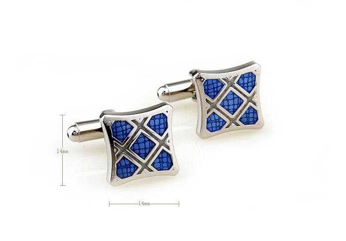  Blue Elegant Cufflinks Enamel Cufflinks Wholesale & Customized  CL670843