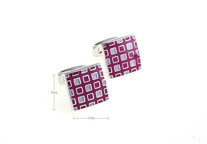  Purple Romantic Cufflinks Enamel Cufflinks Wholesale & Customized  CL680754