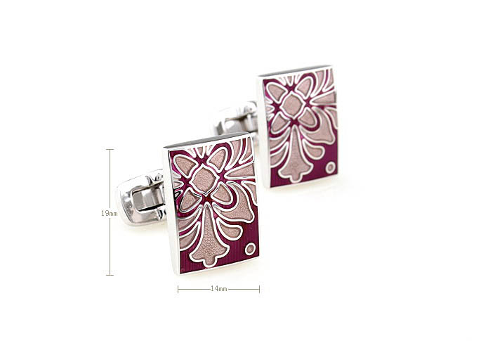 Greece pattern Cufflinks  Purple Romantic Cufflinks Enamel Cufflinks Wholesale & Customized  CL680891