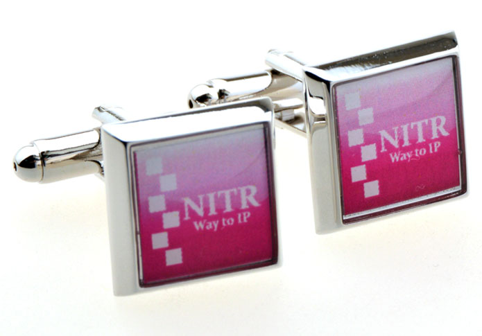NITR Way to IP Cufflinks Pink Charm Cufflinks Printed Cufflinks Flags Wholesale & Customized CL654816