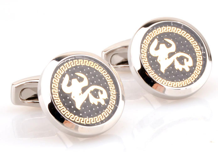 Twelve zodiac cow Cufflinks Gold Luxury Cufflinks Printed Cufflinks Constellation Wholesale & Customized CL654821