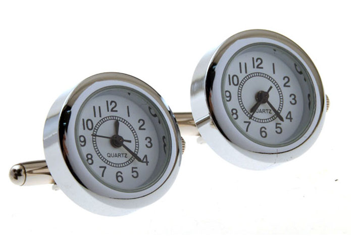 Electronic Watch Cufflinks  White Purity Cufflinks Printed Cufflinks Tools Wholesale & Customized  CL655863