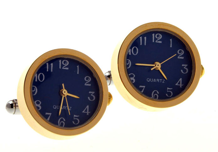 Electronic Watch Cufflinks  Blue Elegant Cufflinks Printed Cufflinks Tools Wholesale & Customized  CL655872