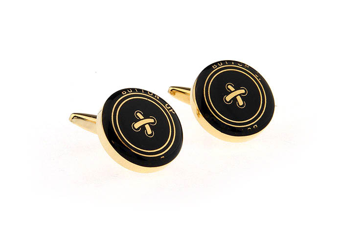 Clothing buttons Cufflinks  Gold Luxury Cufflinks Printed Cufflinks Hipster Wear Wholesale & Customized  CL662350
