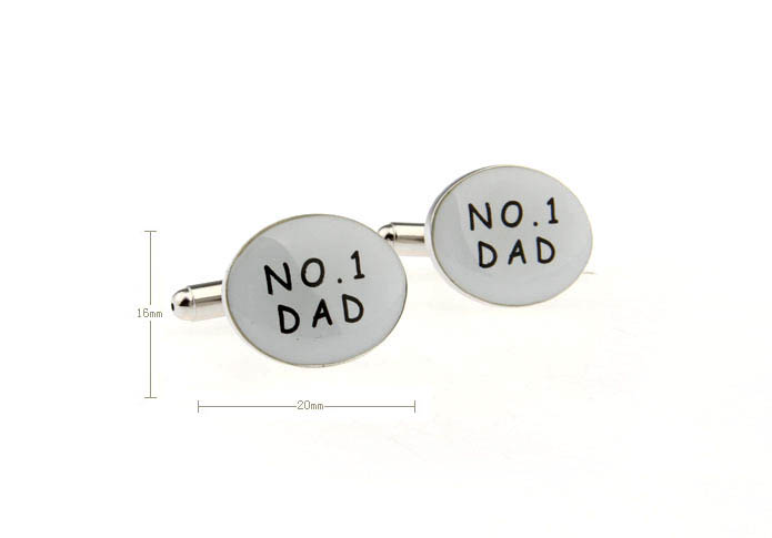 NO.1 DAD Cufflinks  Multi Color Fashion Cufflinks Printed Cufflinks Occupational Wholesale & Customized  CL670903