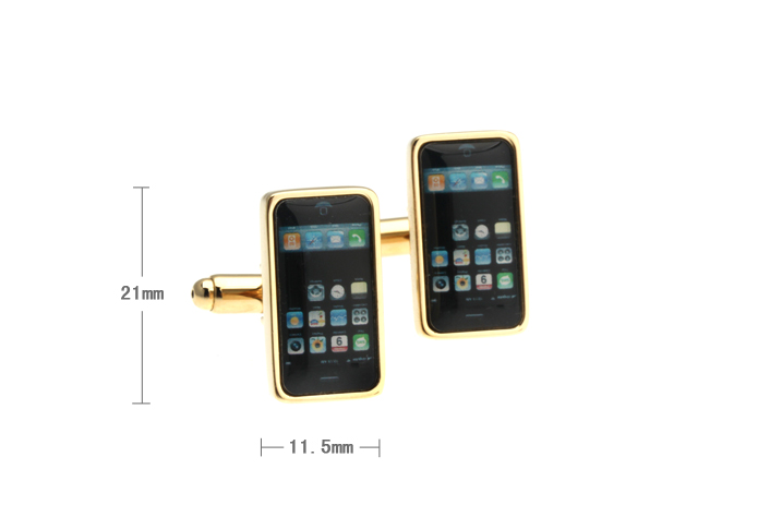 Mobile phone Cufflinks  Multi Color Fashion Cufflinks Printed Cufflinks Tools Wholesale & Customized  CL671714