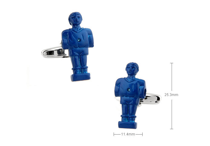 People statue Cufflinks Blue Elegant Cufflinks Printed Cufflinks Funny Wholesale & Customized CL671838
