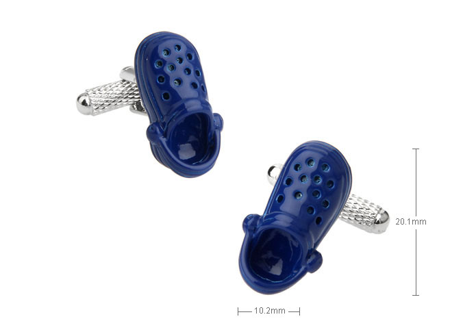Slippers Cufflinks Blue Elegant Cufflinks Printed Cufflinks Hipster Wear Wholesale & Customized CL720721