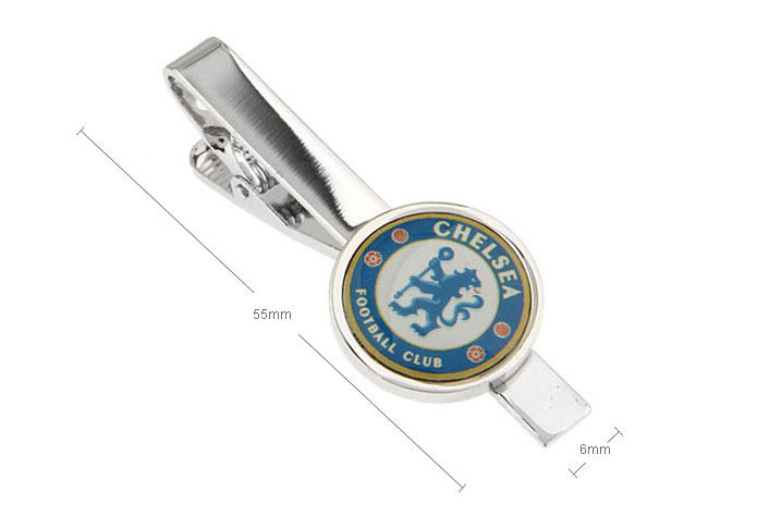 Chelsea Football Club Tie Clips  Multi Color Fashion Tie Clips Printed Tie Clips Flags Wholesale & Customized  CL870745