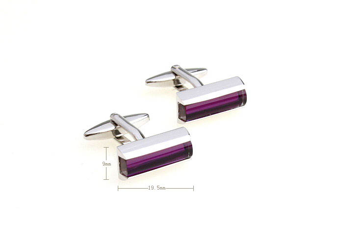  Purple Romantic Cufflinks Gem Cufflinks Wholesale & Customized  CL650997