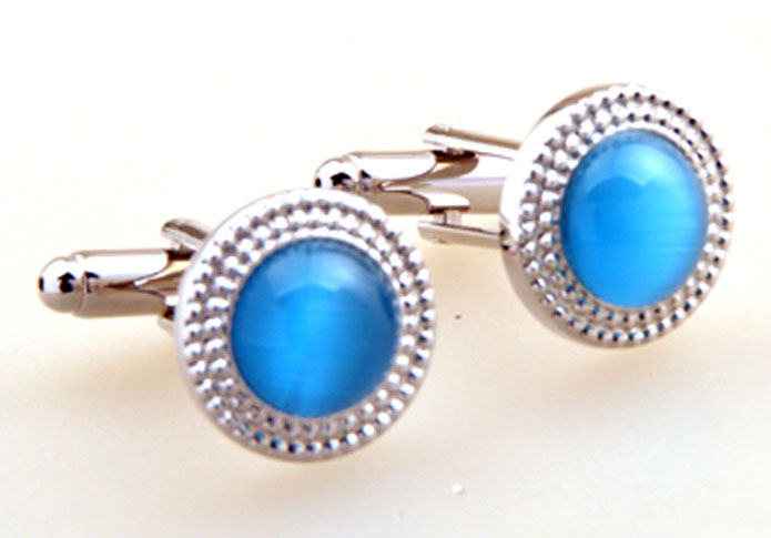 Blue Elegant Cufflinks Gem Cufflinks Wholesale & Customized CL655283