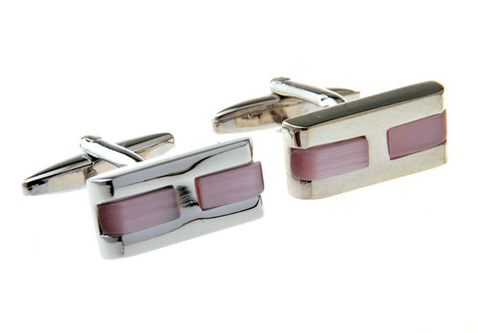  Pink Charm Cufflinks Gem Cufflinks Wholesale & Customized  CL655655