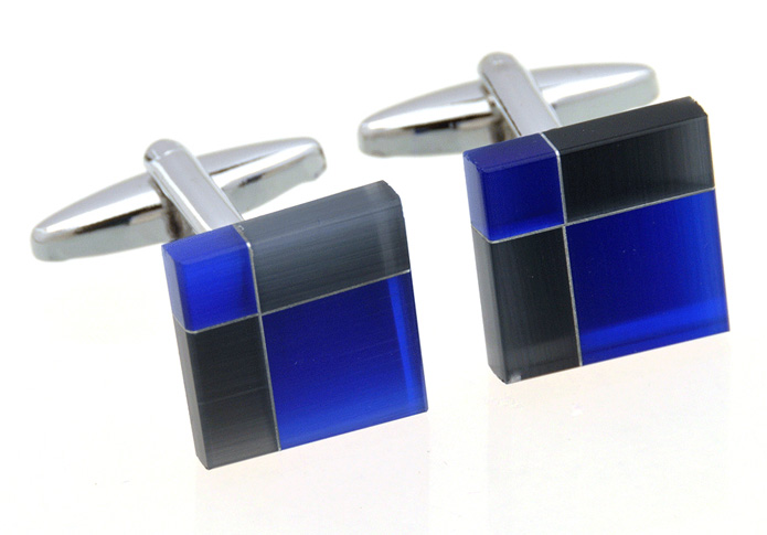  Blue Elegant Cufflinks Gem Cufflinks Wholesale & Customized  CL657263