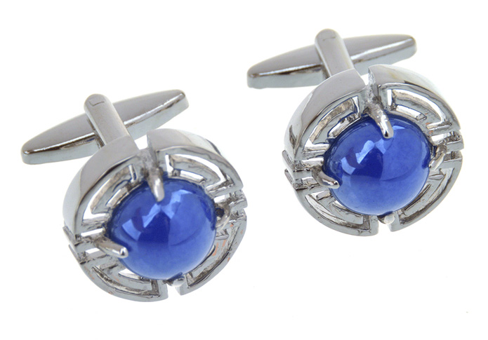  Blue Elegant Cufflinks Gem Cufflinks Wholesale & Customized  CL657288