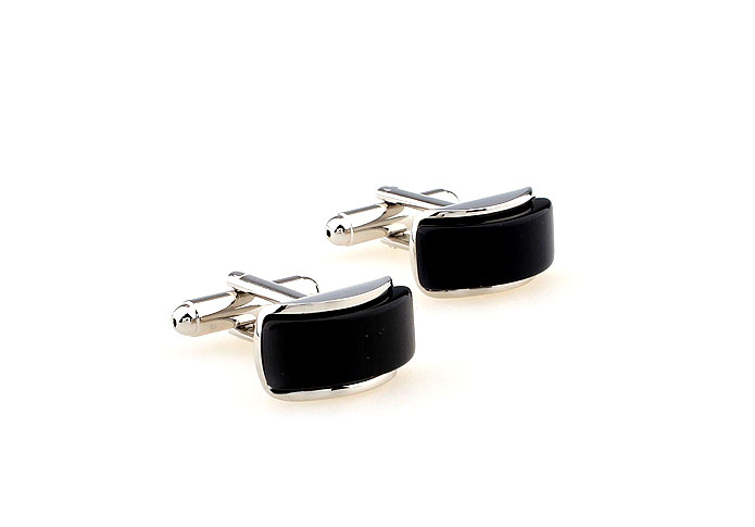  Black Classic Cufflinks Gem Cufflinks Wholesale & Customized  CL660021