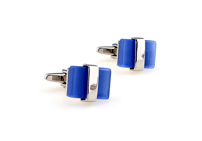  Blue Elegant Cufflinks Gem Cufflinks Wholesale & Customized  CL660025