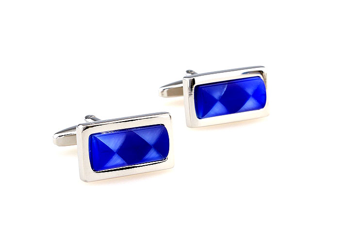  Blue Elegant Cufflinks Gem Cufflinks Wholesale & Customized  CL660132