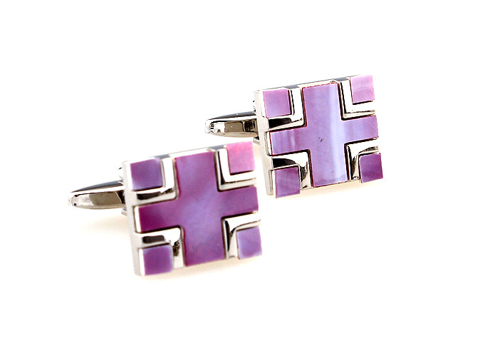  Purple Romantic Cufflinks Gem Cufflinks Wholesale & Customized  CL660194