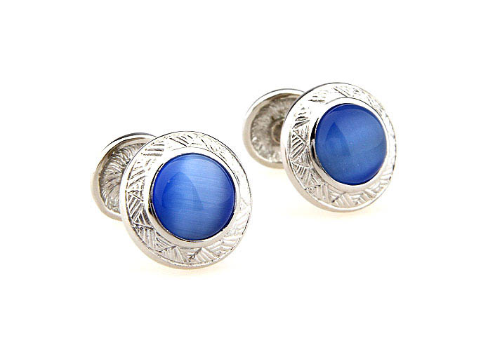  Blue Elegant Cufflinks Gem Cufflinks Wholesale & Customized  CL660339