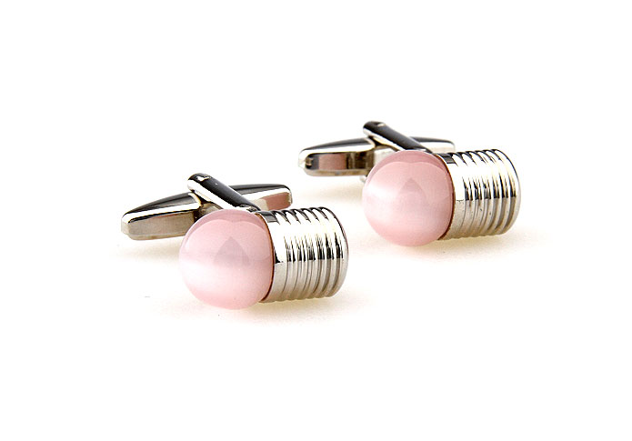  Pink Charm Cufflinks Gem Cufflinks Wholesale & Customized  CL660493