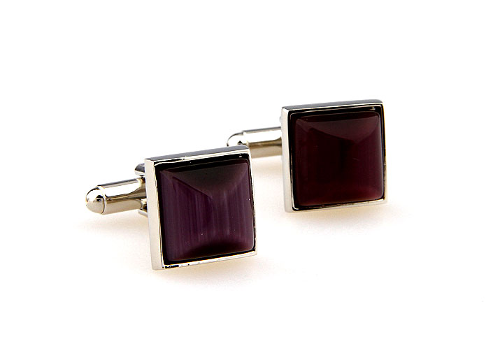  Purple Romantic Cufflinks Gem Cufflinks Wholesale & Customized  CL660597