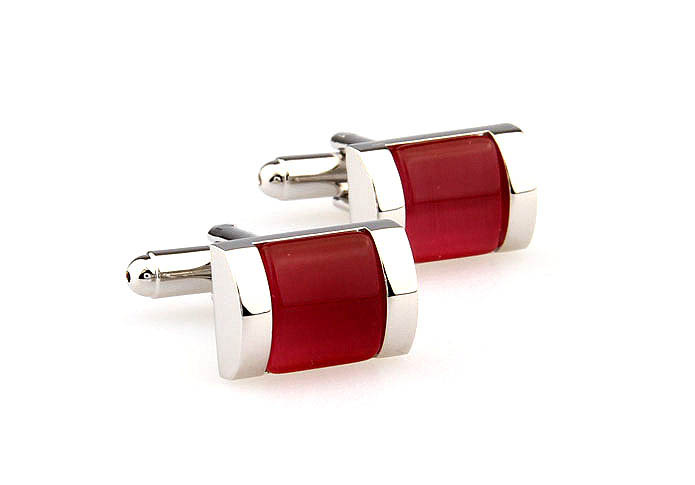  Red Festive Cufflinks Gem Cufflinks Wholesale & Customized  CL661051