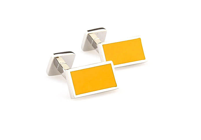  Yellow Lively Cufflinks Gem Cufflinks Wholesale & Customized  CL661131