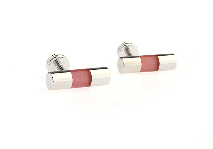  Pink Charm Cufflinks Gem Cufflinks Wholesale & Customized  CL670745