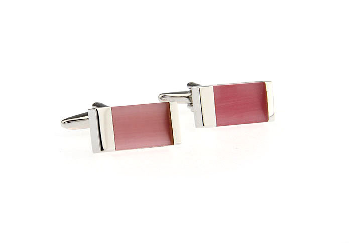  Pink Charm Cufflinks Gem Cufflinks Wholesale & Customized  CL670749