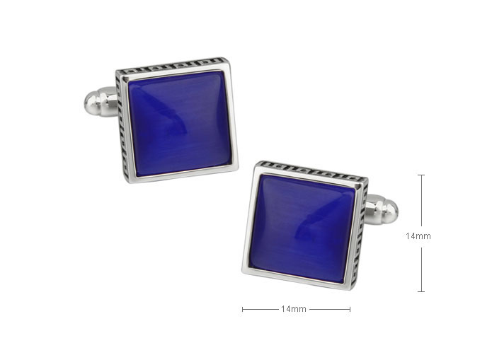  Blue Elegant Cufflinks Gem Cufflinks Wholesale & Customized  CL720750