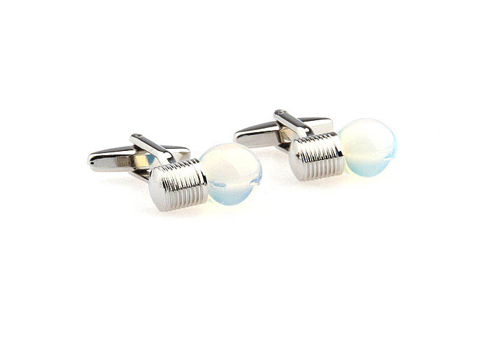 Crystal Lamp Cufflinks  White Purity Cufflinks Glass Cufflinks Tools Wholesale & Customized  CL651170