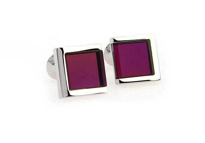  Purple Romantic Cufflinks Glass Cufflinks Wholesale & Customized  CL651174