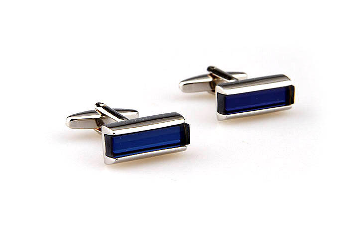  Blue Elegant Cufflinks Glass Cufflinks Wholesale & Customized  CL661894