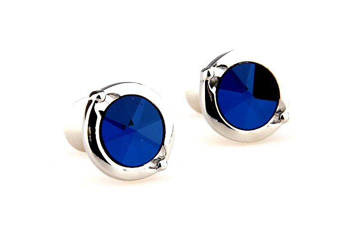  Blue Elegant Cufflinks Glass Cufflinks Wholesale & Customized  CL661913