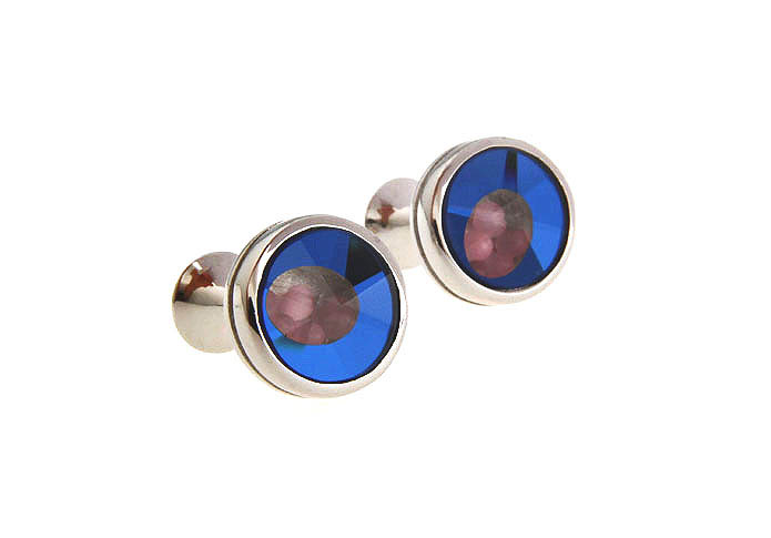  Blue Elegant Cufflinks Glass Cufflinks Wholesale & Customized  CL661960