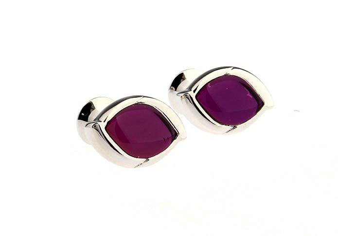  Purple Romantic Cufflinks Glass Cufflinks Wholesale & Customized  CL661987