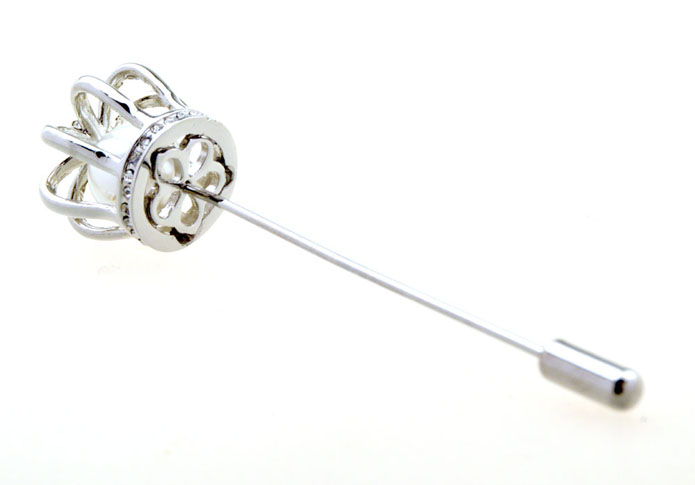 Crown The Brooch  Silver Texture The Brooch The Brooch Funny Wholesale & Customized  CL955786
