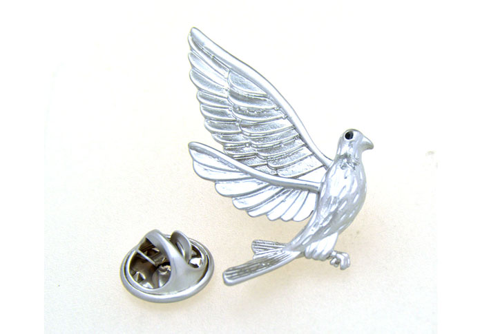 Hummingbird The Brooch  Silver Texture The Brooch The Brooch Animal Wholesale & Customized  CL955869