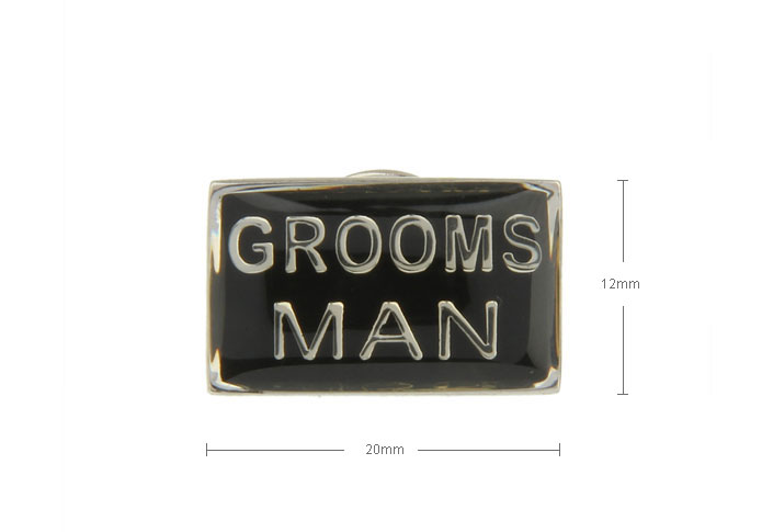 GROOMS MAN The Brooch  Black Classic The Brooch The Brooch Wedding Wholesale & Customized  CL975722