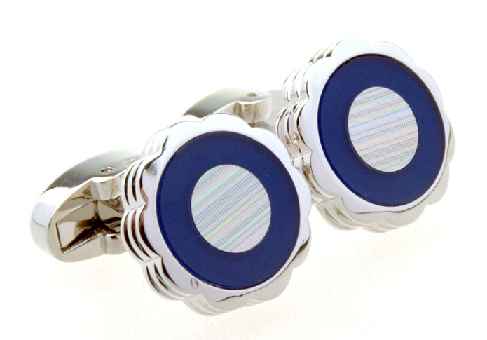  Blue Elegant Cufflinks Onyx Cufflinks Wholesale & Customized  CL656516